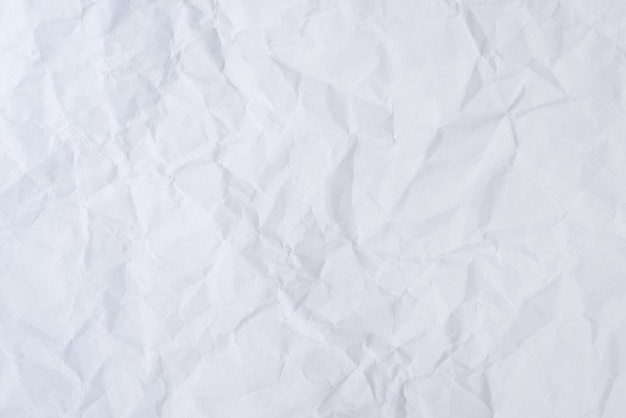 Witte verfrommeld papier achtergrond en textuur, Gekrompelde papier papier wit abstract