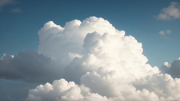 Witte wolk in de blauwe lucht