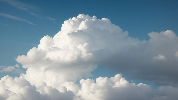 Witte wolk in de blauwe lucht