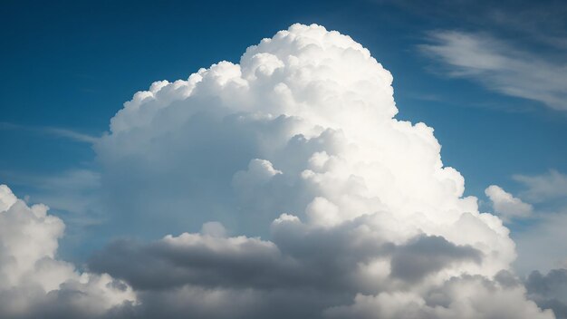 Witte wolk in de blauwe lucht