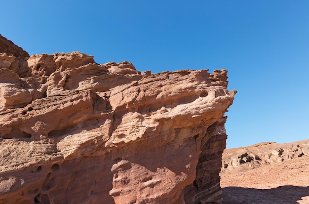 Woestijn- en bergcanyons in eilat