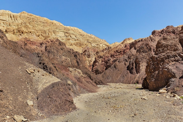 Woestijn- en bergcanyons in Eilat