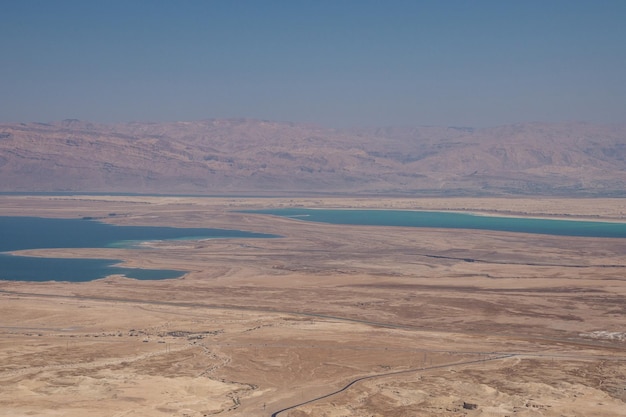 Woestijnlandschap van Israël Dode Zee Jordanië Hoge kwaliteit foto