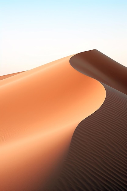 Woestijnlandschap zandduinen