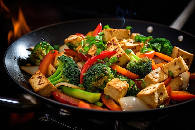 Wok StirFry withVegetables and Tofu