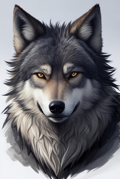 Wolf art