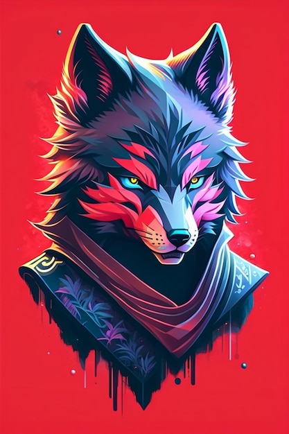 Wolf art