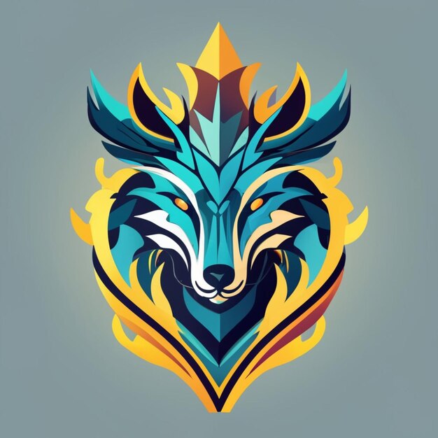 Wolf Face Logo