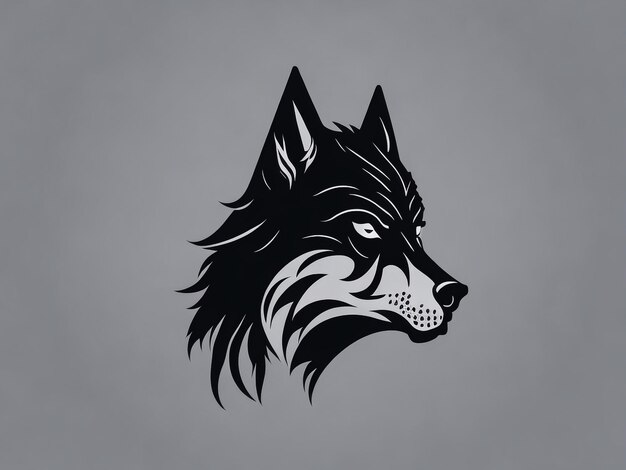 Wolf head logo vector Animal Brand Symbol