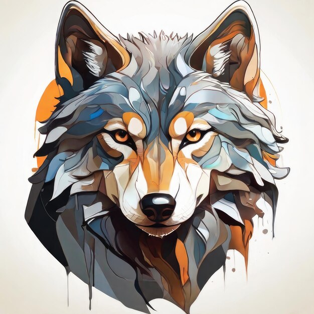 wolf illustration