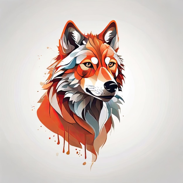 wolf illustration