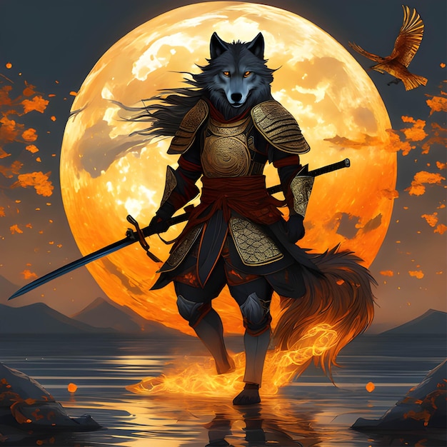 wolf image illustration