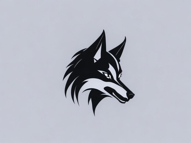 wolf logo design vector symbol graphic idea creative