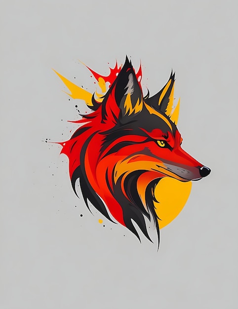 Wolf Logo Vector design