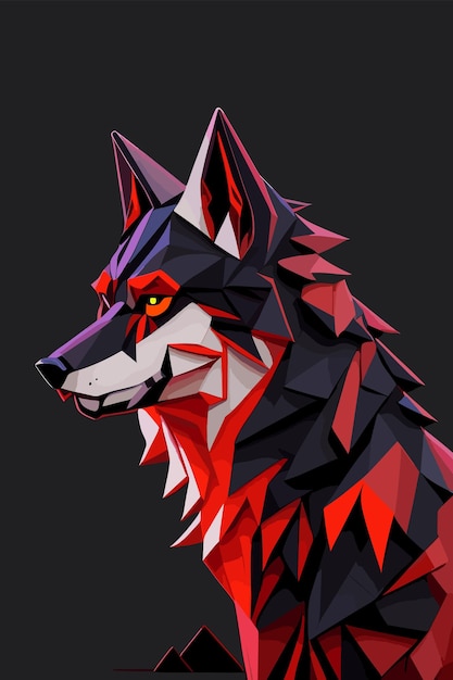 Wolf minimal style 2d