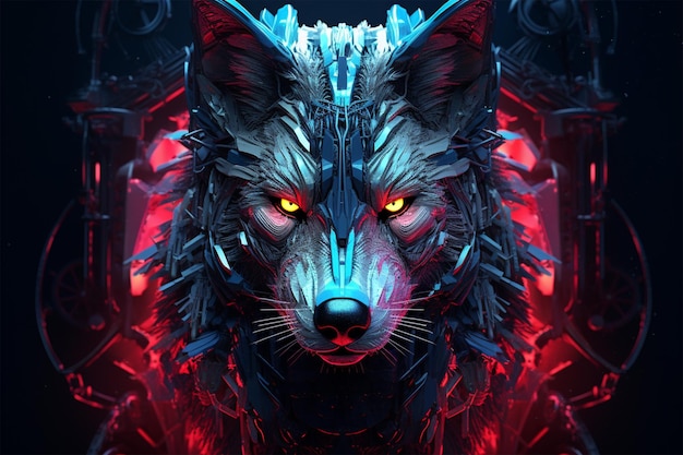 wolf vector