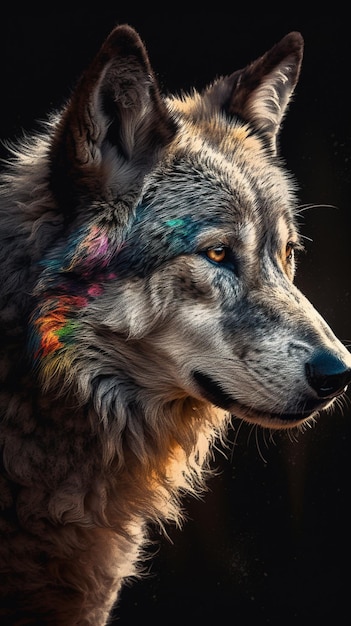 Wolf Face Stock Photos and Images - 123RF