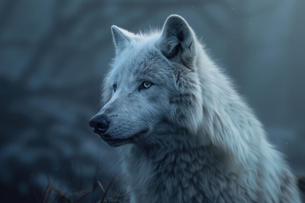 wolf wolf Portrait of Arctic wolf