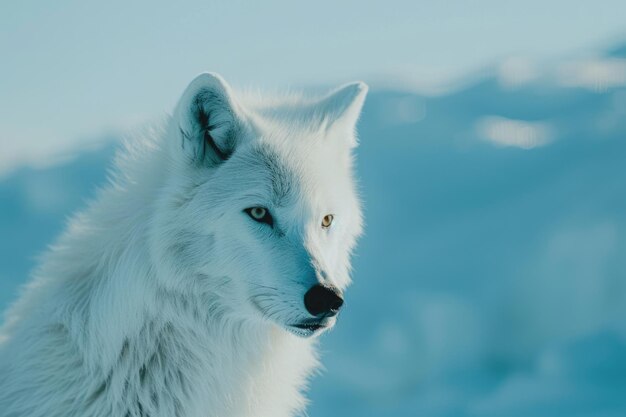 wolf wolf Portrait of Arctic wolf