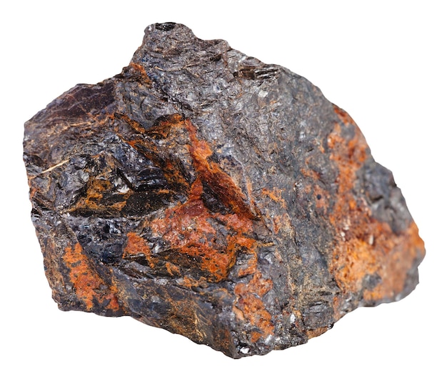 사진 철광석에 함유된 울프라마이트 광물석
