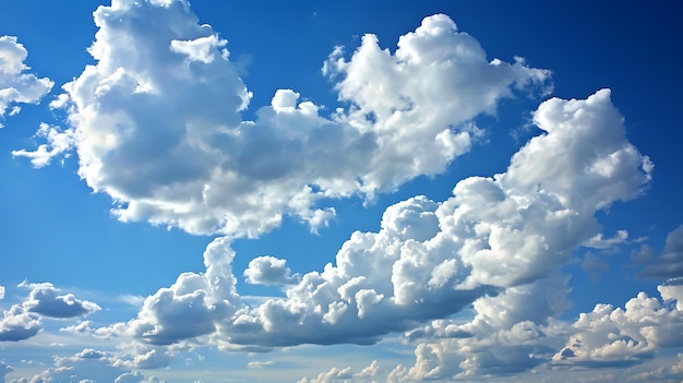 Wolken in de lucht foto prachtig landschap blauw luchtlandschap natuur hemel