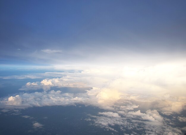 Wolken in de lucht