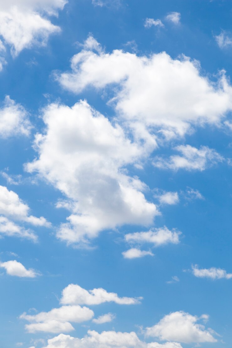 Wolken in de lucht