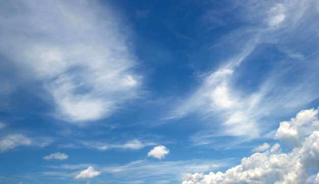 Wolken op de achtergrond