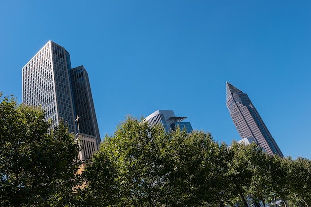 Wolkenkrabber gebouw in Frankfurt