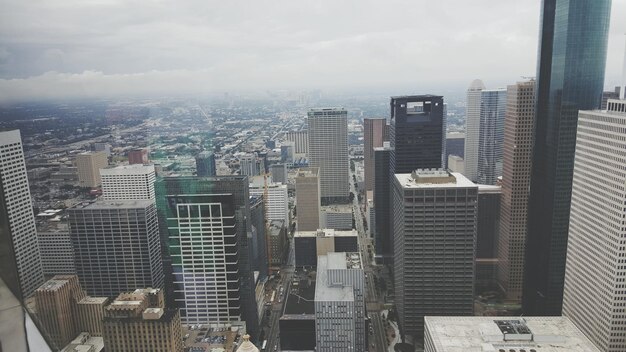 Wolkenkrabbers in de stad