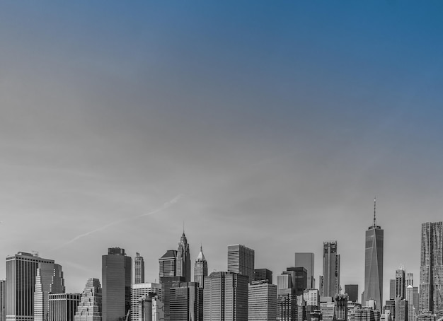 Foto wolkenkrabbers in een stad