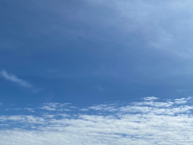 Wolkenlandschappen met blauwe lucht