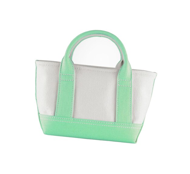 woman accessory stylish bag on white