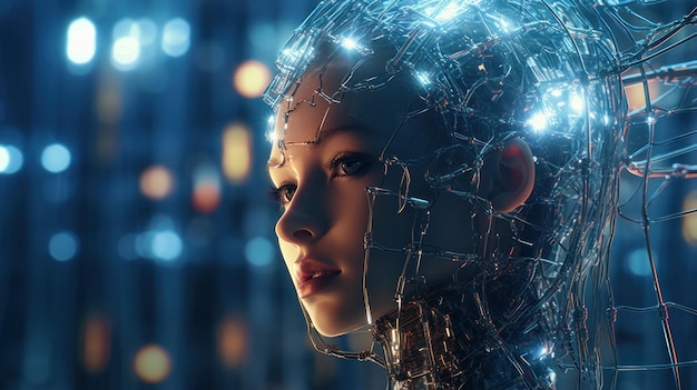 woman artificial intelligence in the human world