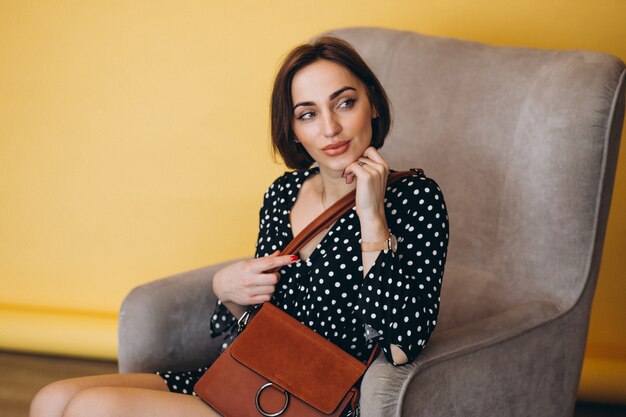 Woman in chair