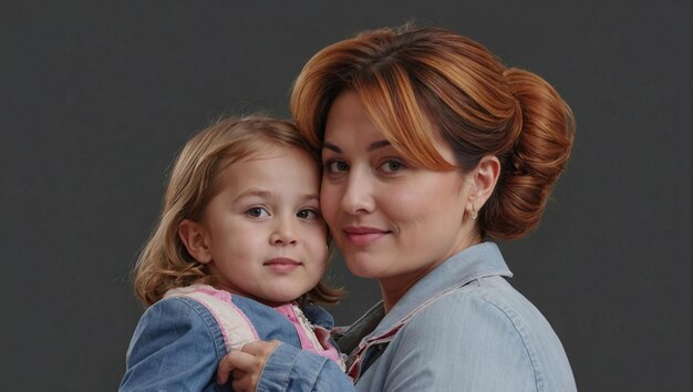 a woman and a child pose for a photo