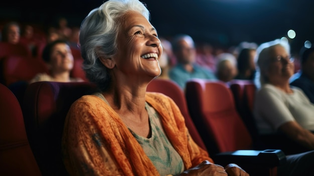 映画館の女性