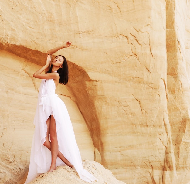 Woman in the desert