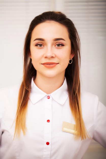 Woman doctor in clinic