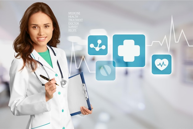 woman doctor at the hospital