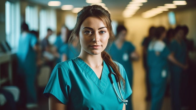 Foto foto di una donna dottoressa