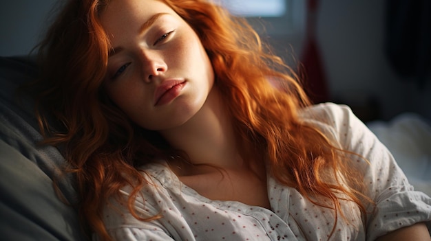 woman dreaming HD 8K wallpaper Stock Photographic Image