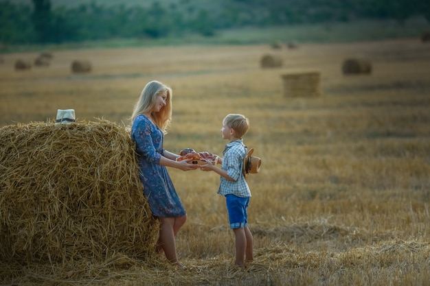 Woman farmer in the agricultural field