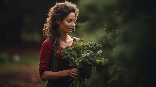 Photo woman farmer photo