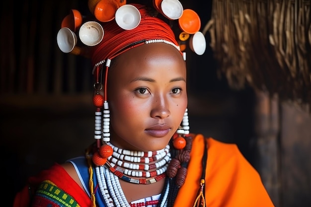 A woman from the tribe of the zambezi