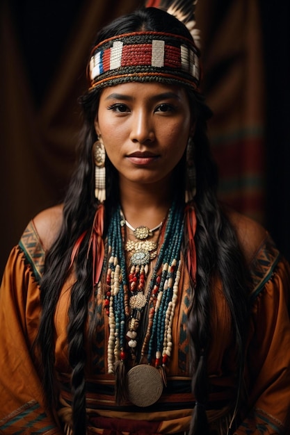 a woman from the tribe