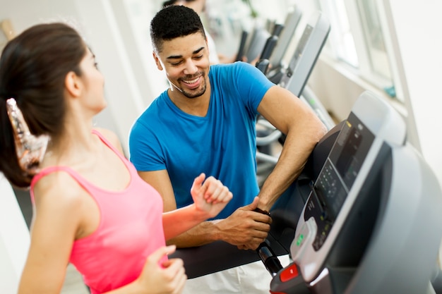 Woman in the gym