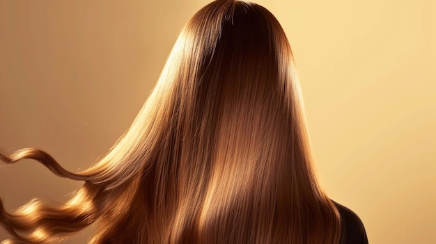 Photo woman hair on isolated background