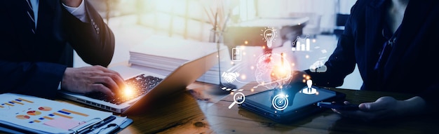 woman hand holding virtual global internet connection metaverse business global internet connection application technology and digital marketing financial and banking digital link tech big data