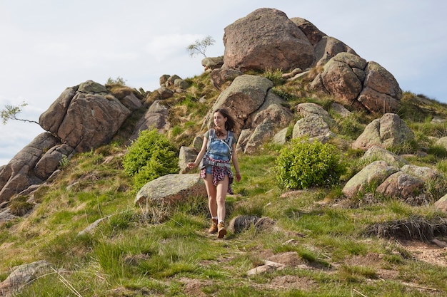 Woman hiker